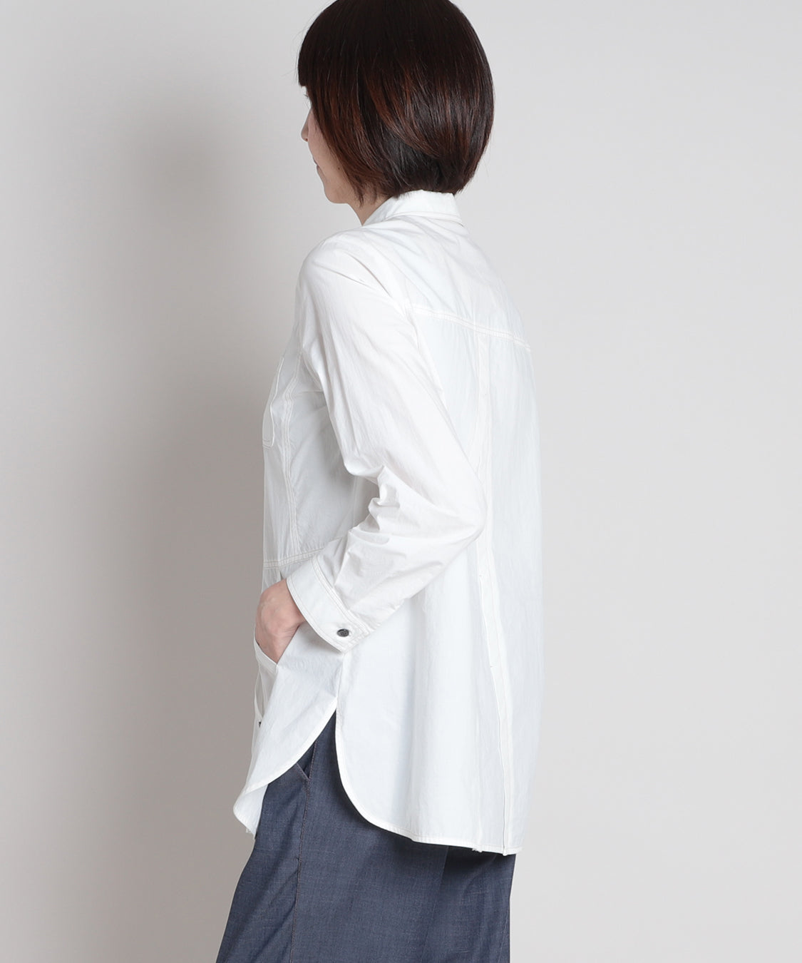 ナチュレローンワッシャーロングシャツ  KANSAI BIS(カンサイビス)