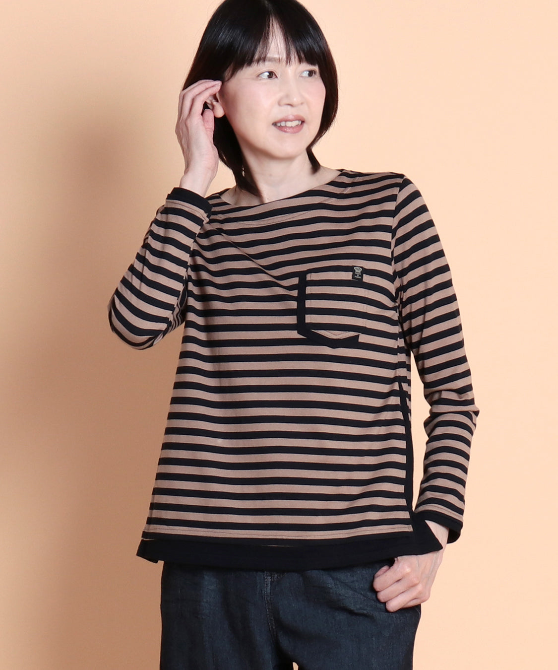 ボーダーTシャツ2025 セラビ(C'EST LA VIE)