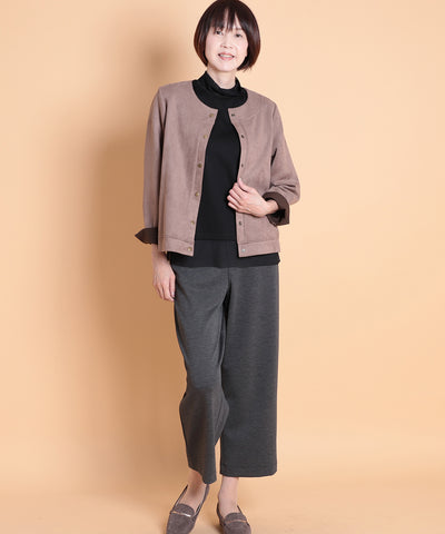 ストレッチスエードジャケット　 KANSAI profumo(カンサイプロフューモ) 