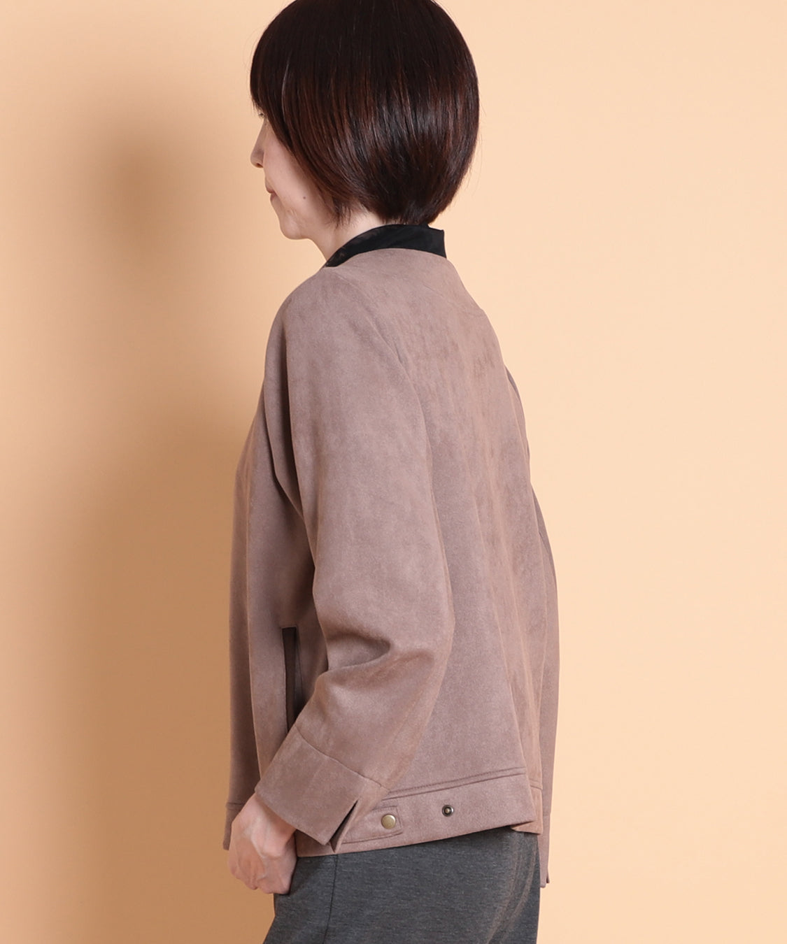 ストレッチスエードジャケット　 KANSAI profumo(カンサイプロフューモ) 