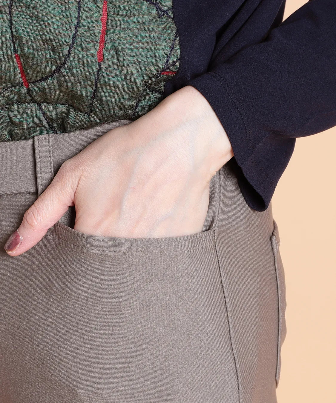 ホホバトリコットHT POスリムパンツ KANSAI BIS(カンサイビス)