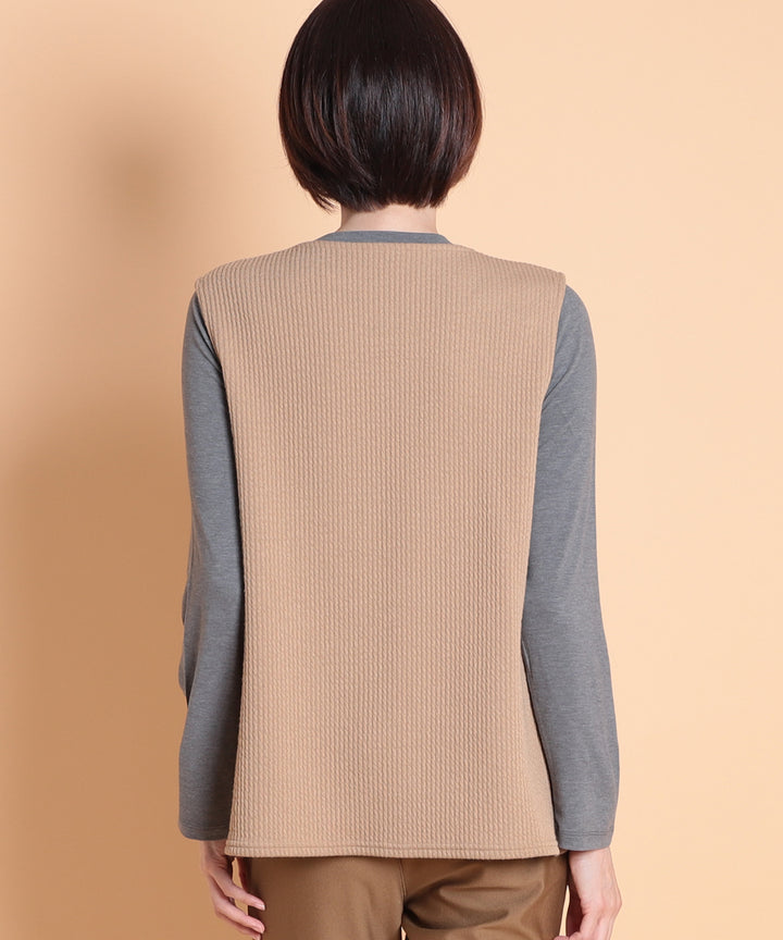 ウーリーフェルトリブMIXベスト M'ID KANSAI YAMAMOTO (ミッド