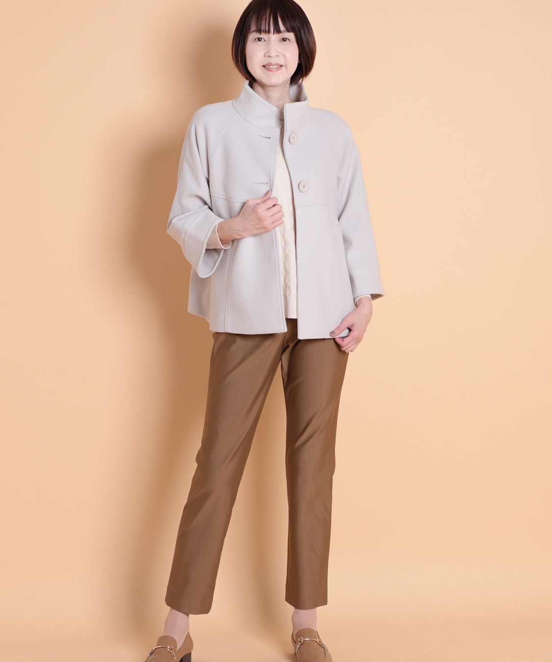 フェイクウールフェルトジャケット　KANSAI profumo(カンサイプロフューモ) 