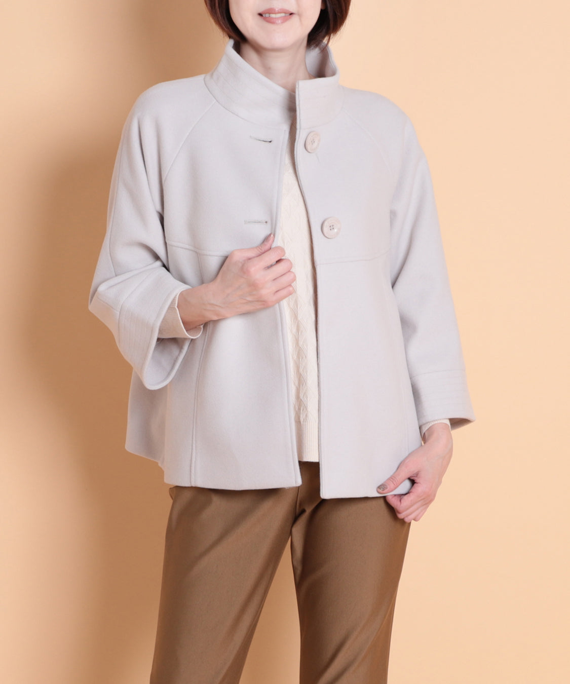 フェイクウールフェルトジャケット　KANSAI profumo(カンサイプロフューモ) 