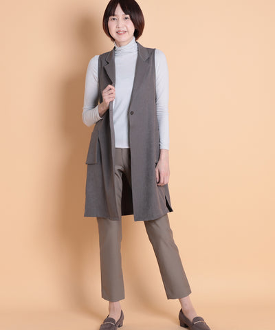 ウーリッシュツイルロングベスト　KANSAI profumo(カンサイプロフューモ) 