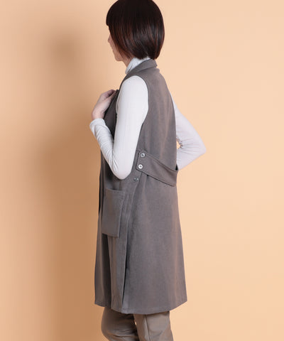 ウーリッシュツイルロングベスト　KANSAI profumo(カンサイプロフューモ) 