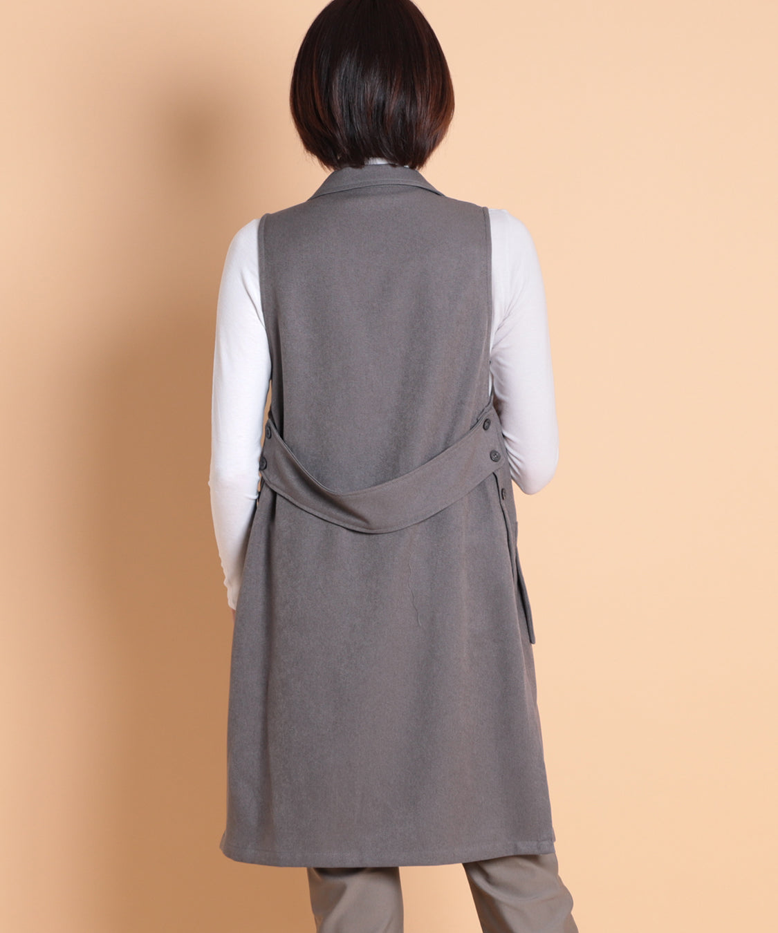 ウーリッシュツイルロングベスト　KANSAI profumo(カンサイプロフューモ) 