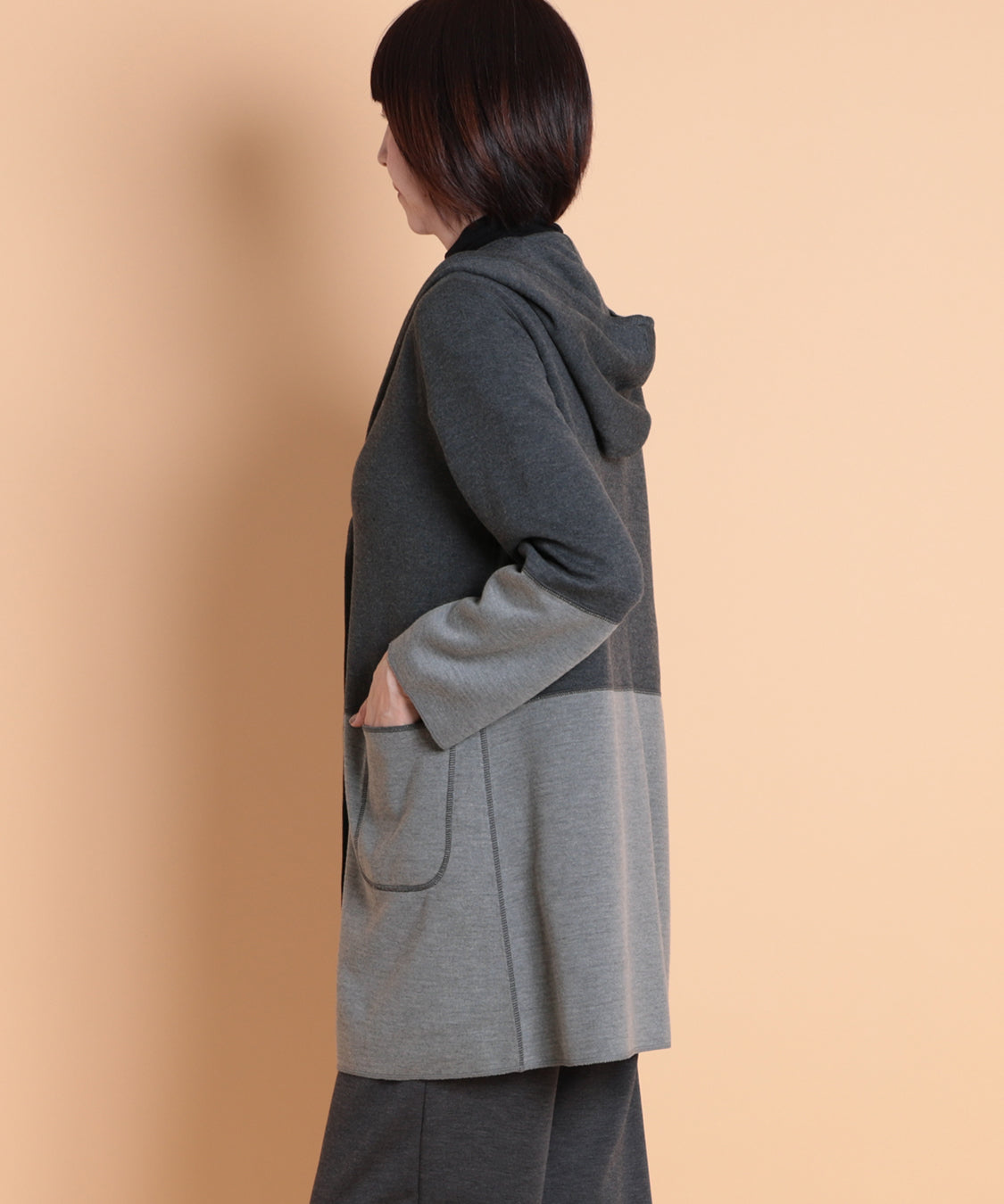 リバーシブルWニットコーディガン　KANSAI profumo(カンサイプロフューモ) 