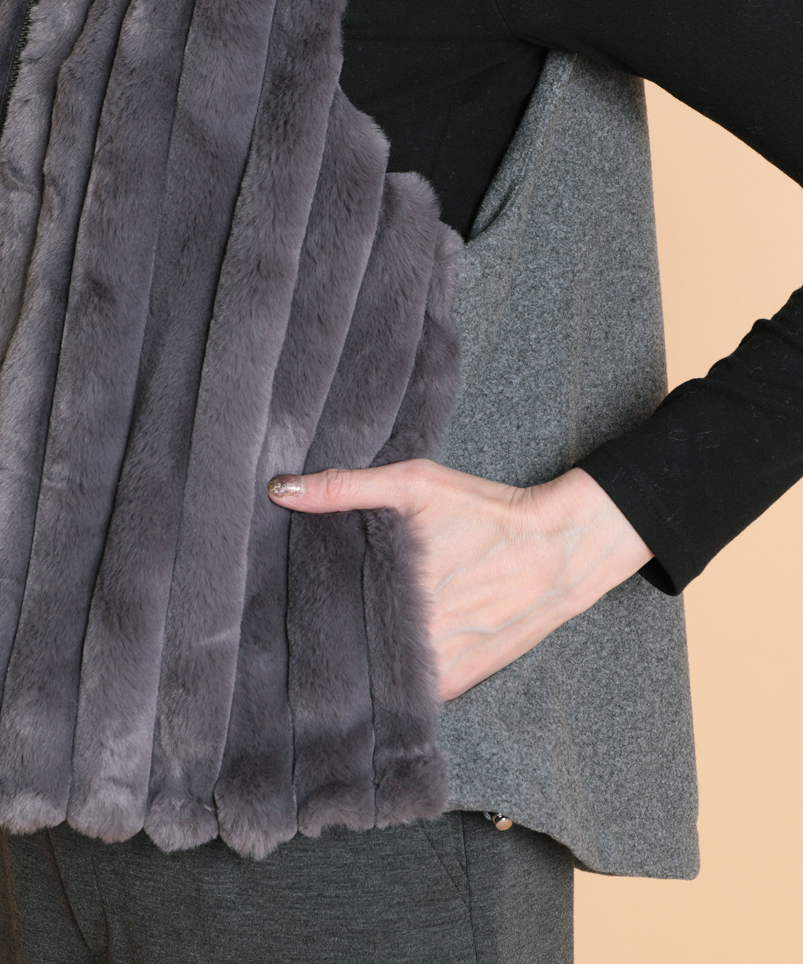 エコファー&エコウールベスト　KANSAI profumo(カンサイプロフューモ) 