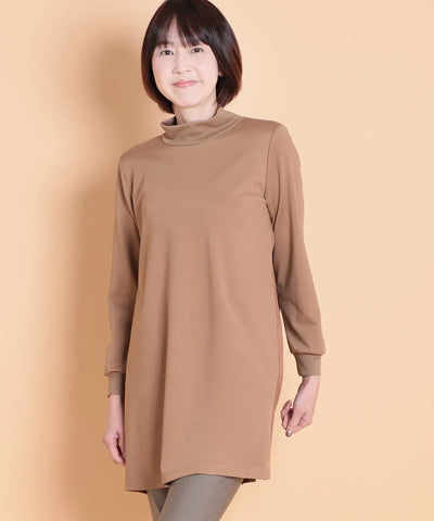 ミンスターリブMIXプリーツチュニック  KANSAI BIS(カンサイビス)