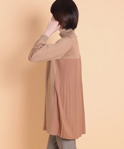 ミンスターリブMIXプリーツチュニック  KANSAI BIS(カンサイビス)