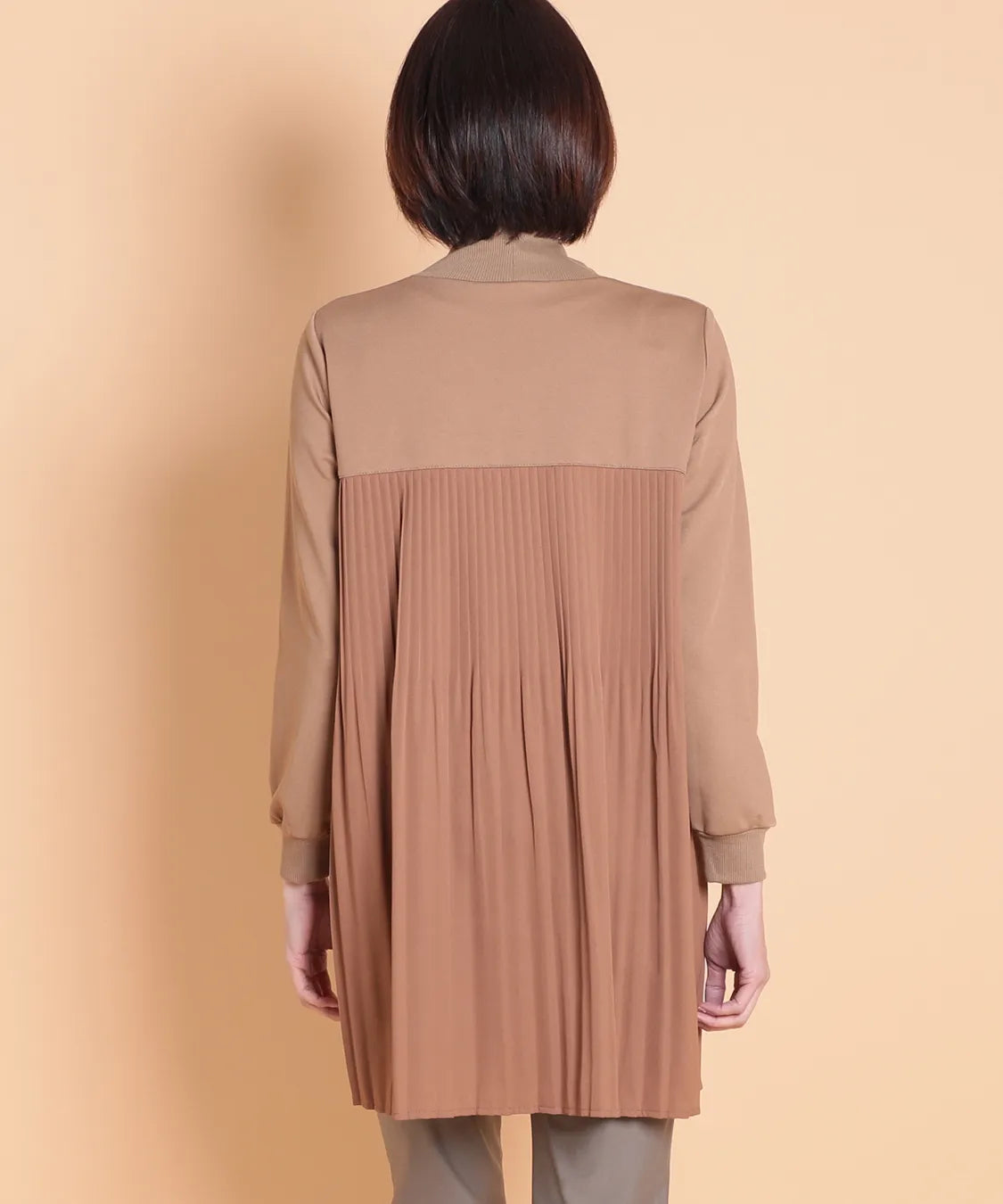 ミンスターリブMIXプリーツチュニック  KANSAI BIS(カンサイビス)