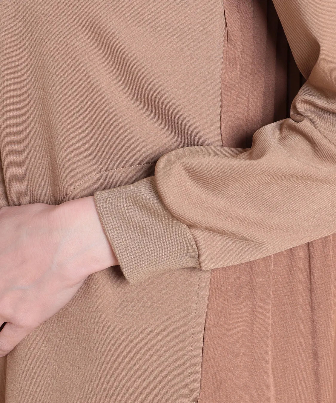 ミンスターリブMIXプリーツチュニック  KANSAI BIS(カンサイビス)