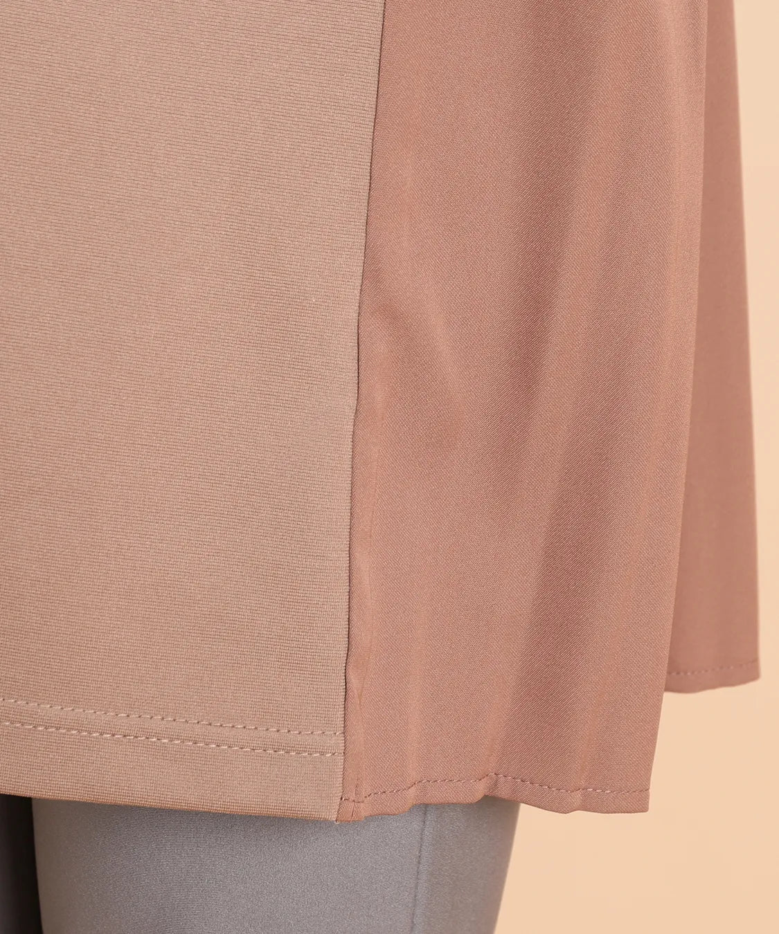 ミンスターリブMIXプリーツチュニック  KANSAI BIS(カンサイビス)