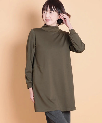 ミンスターリブMIXプリーツチュニック  KANSAI BIS(カンサイビス)