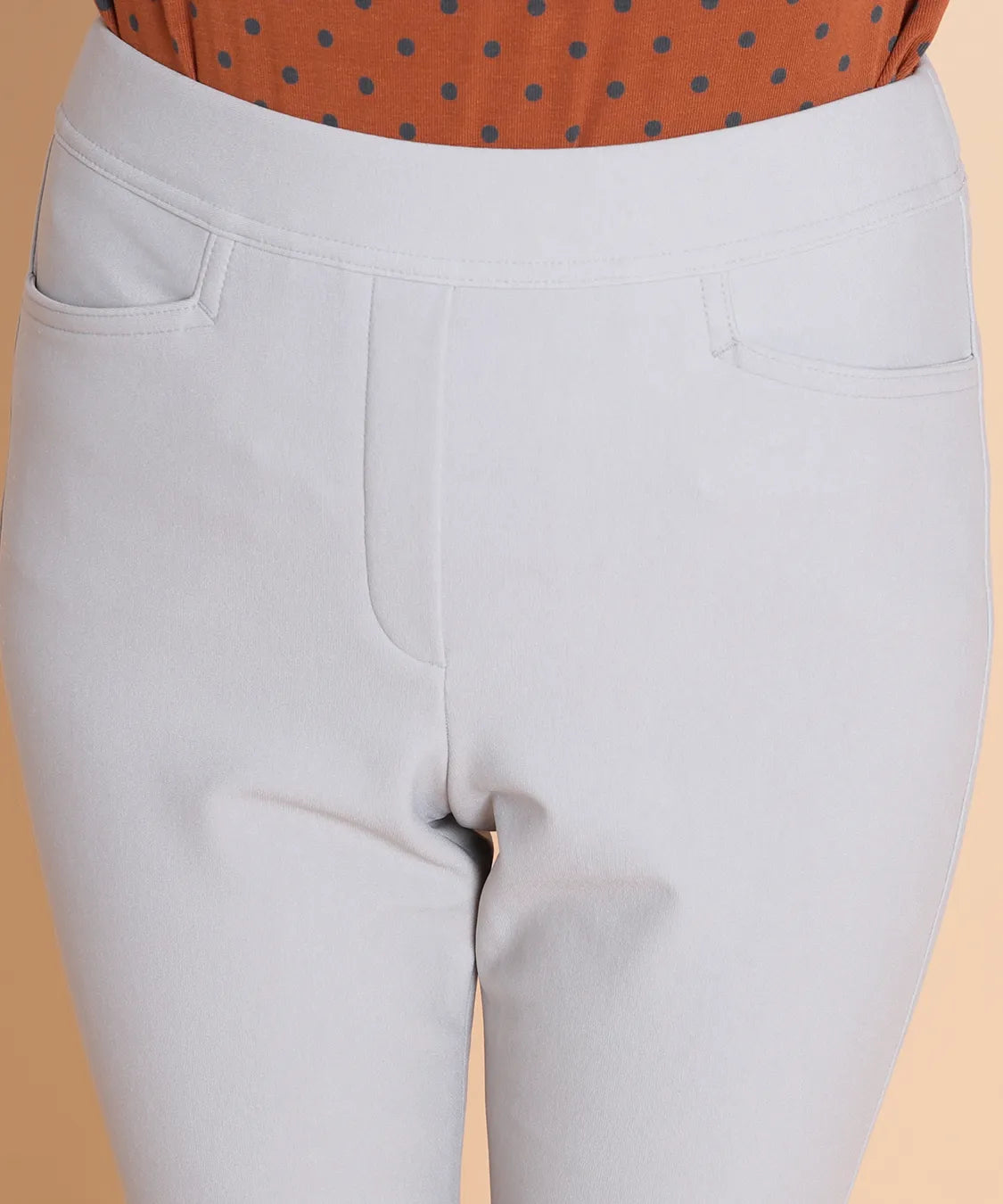 パーシャルHTピーチPOスリムアンクルパンツ   LANTANA(ランタナ)