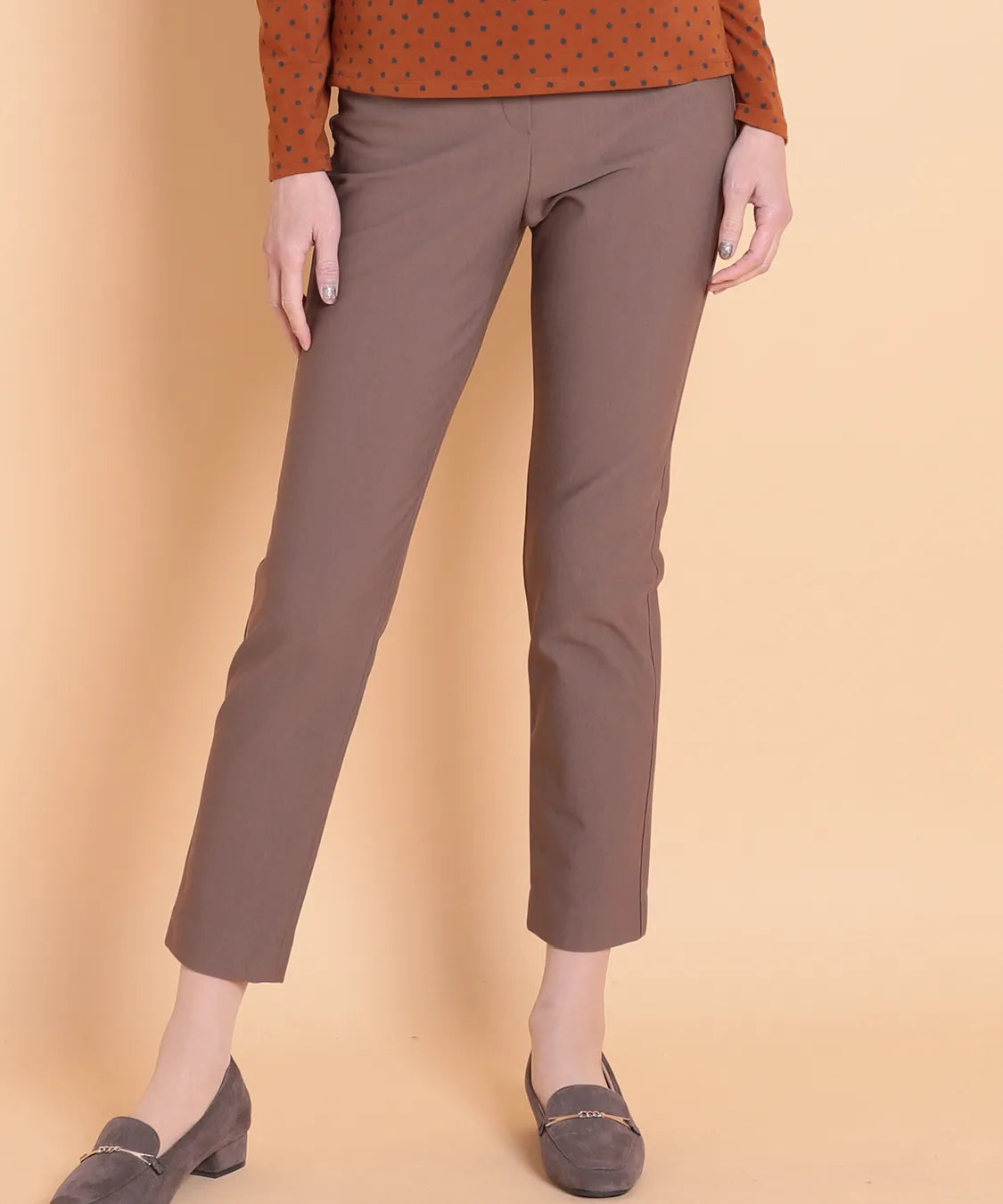 パーシャルHTピーチPOスリムアンクルパンツ   LANTANA(ランタナ)