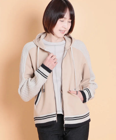 ニットコンビフーディー  セラビ(C'EST LA VIE)