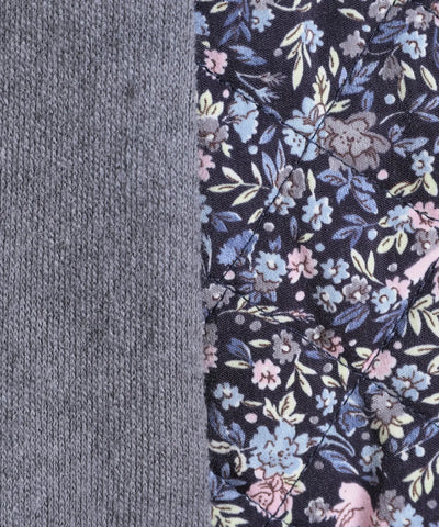 リバティ バードソングスエードキルトMIXカーディガン SAVOIR (サヴォア)