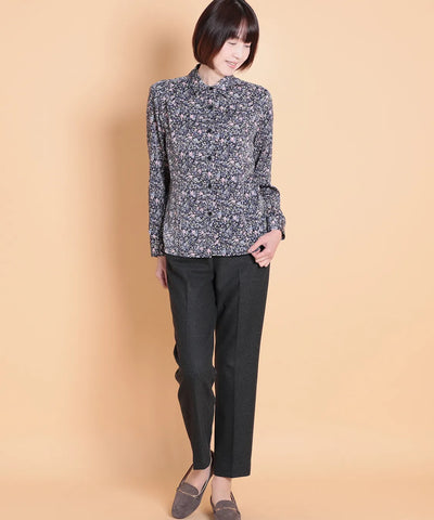 リバティ バードソングブライトスエードブラウス