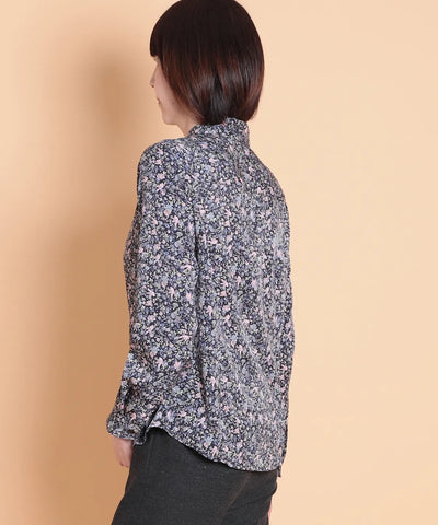 リバティ バードソングブライトスエードブラウス