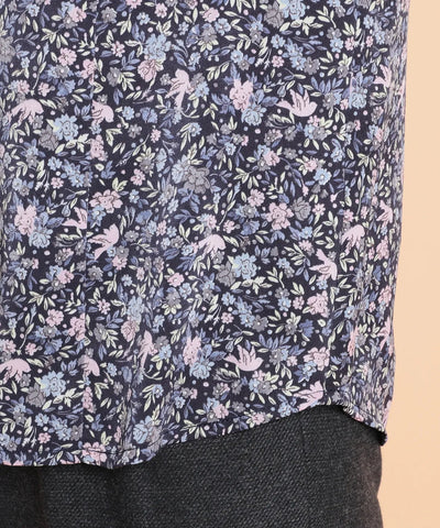 リバティ バードソングブライトスエードブラウス