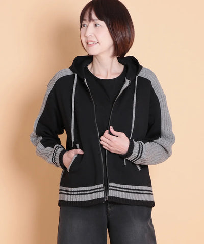 ニットコンビフーディー  セラビ(C'EST LA VIE)