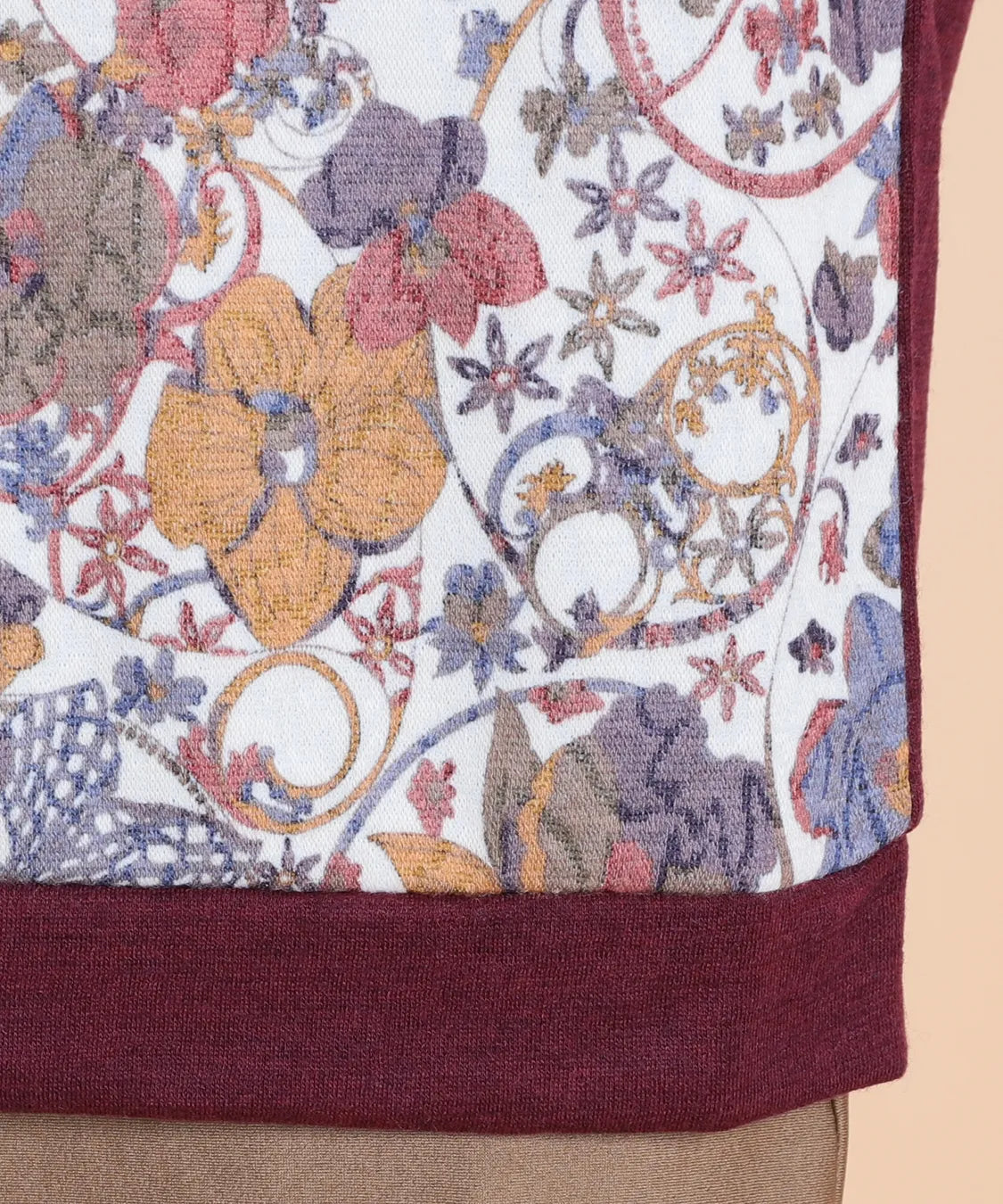 リバティ オーキッドガーデンウールJQミックスカーディガン SAVOIR (サヴォア)