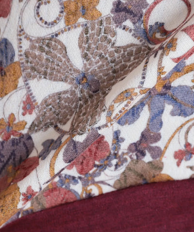 リバティ オーキッドガーデンウールJQミックスカーディガン SAVOIR (サヴォア)