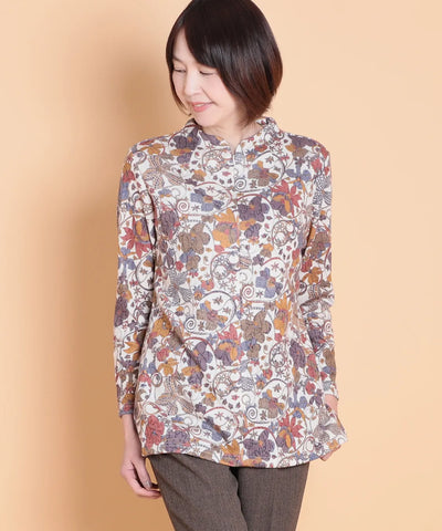 リバティ オーキッドガーデンウールJQチュニック SAVOIR (サヴォア)