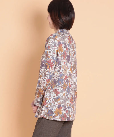 リバティ オーキッドガーデンウールJQチュニック SAVOIR (サヴォア)