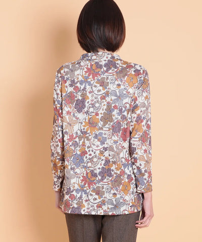 リバティ オーキッドガーデンウールJQチュニック SAVOIR (サヴォア)