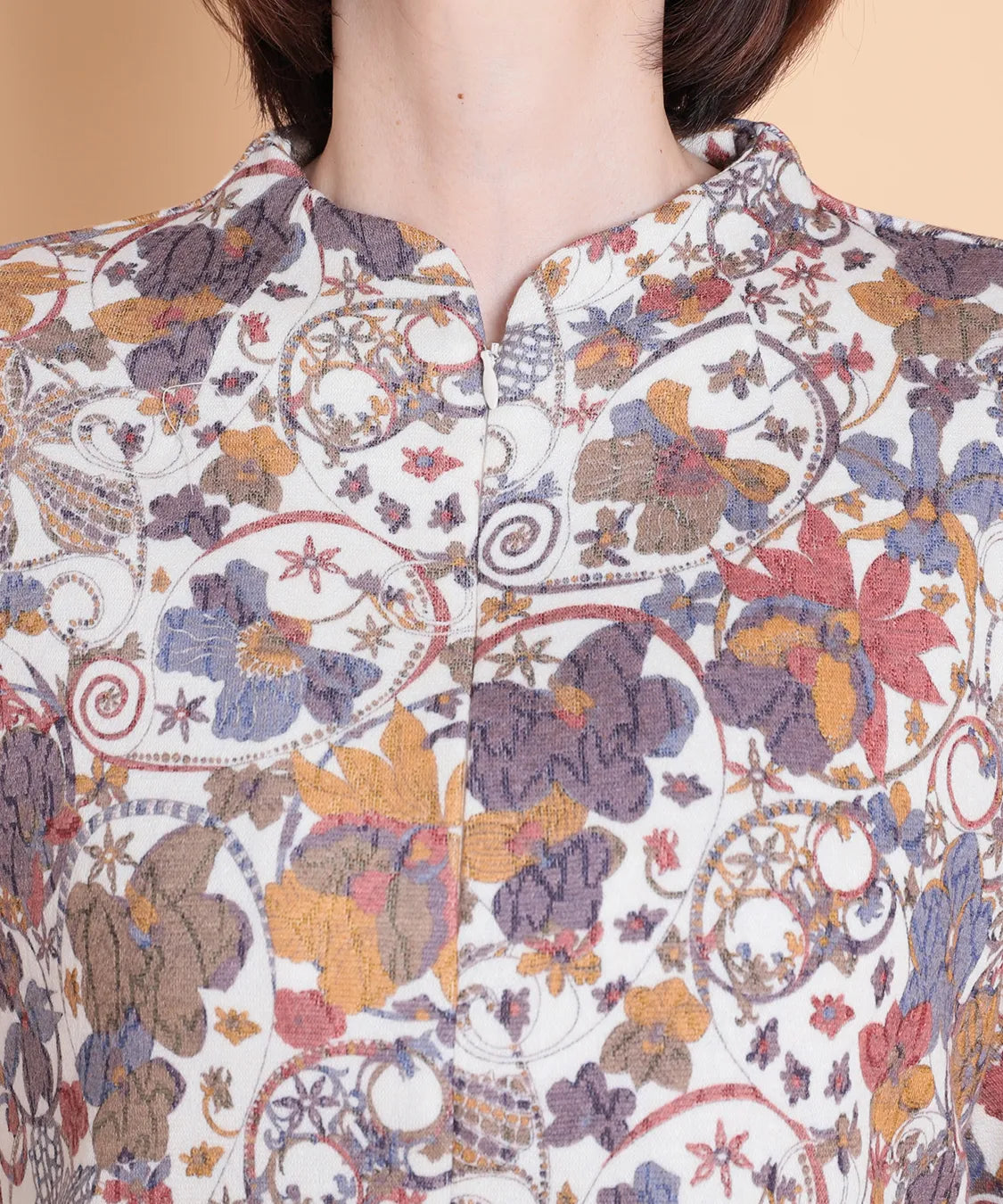 リバティ オーキッドガーデンウールJQチュニック SAVOIR (サヴォア)