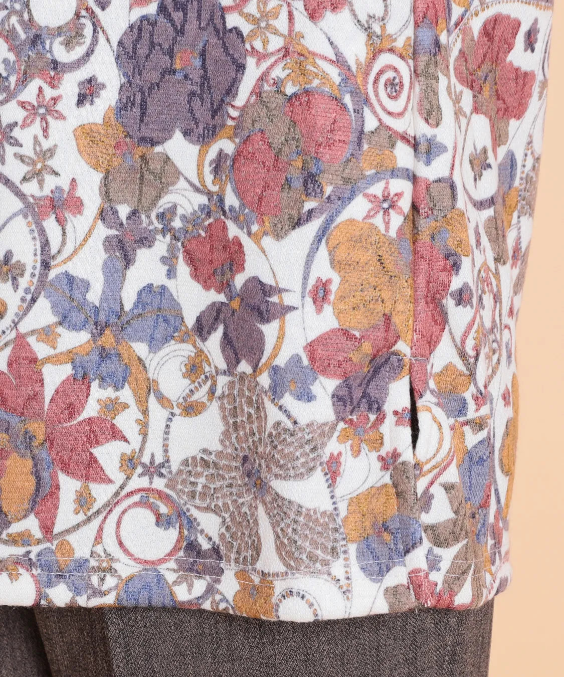 リバティ オーキッドガーデンウールJQチュニック SAVOIR (サヴォア)