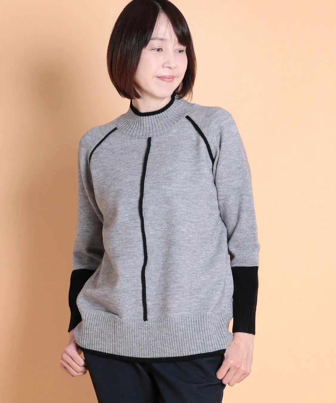 スキームカラーニットプルオーバー M'ID KANSAI YAMAMOTO (ミッド カンサイ ヤマモト)