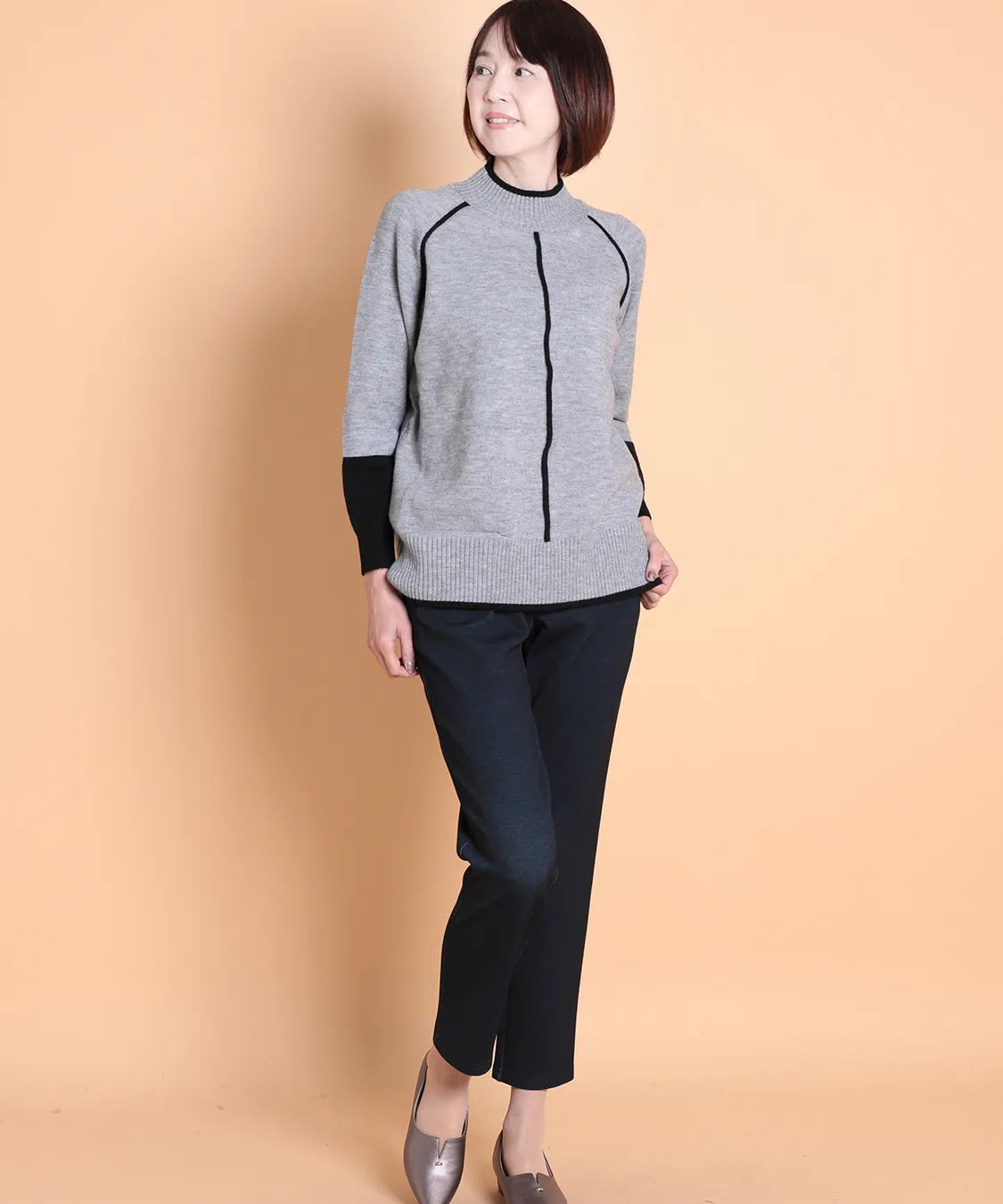 スキームカラーニットプルオーバー M'ID KANSAI YAMAMOTO (ミッド カンサイ ヤマモト)