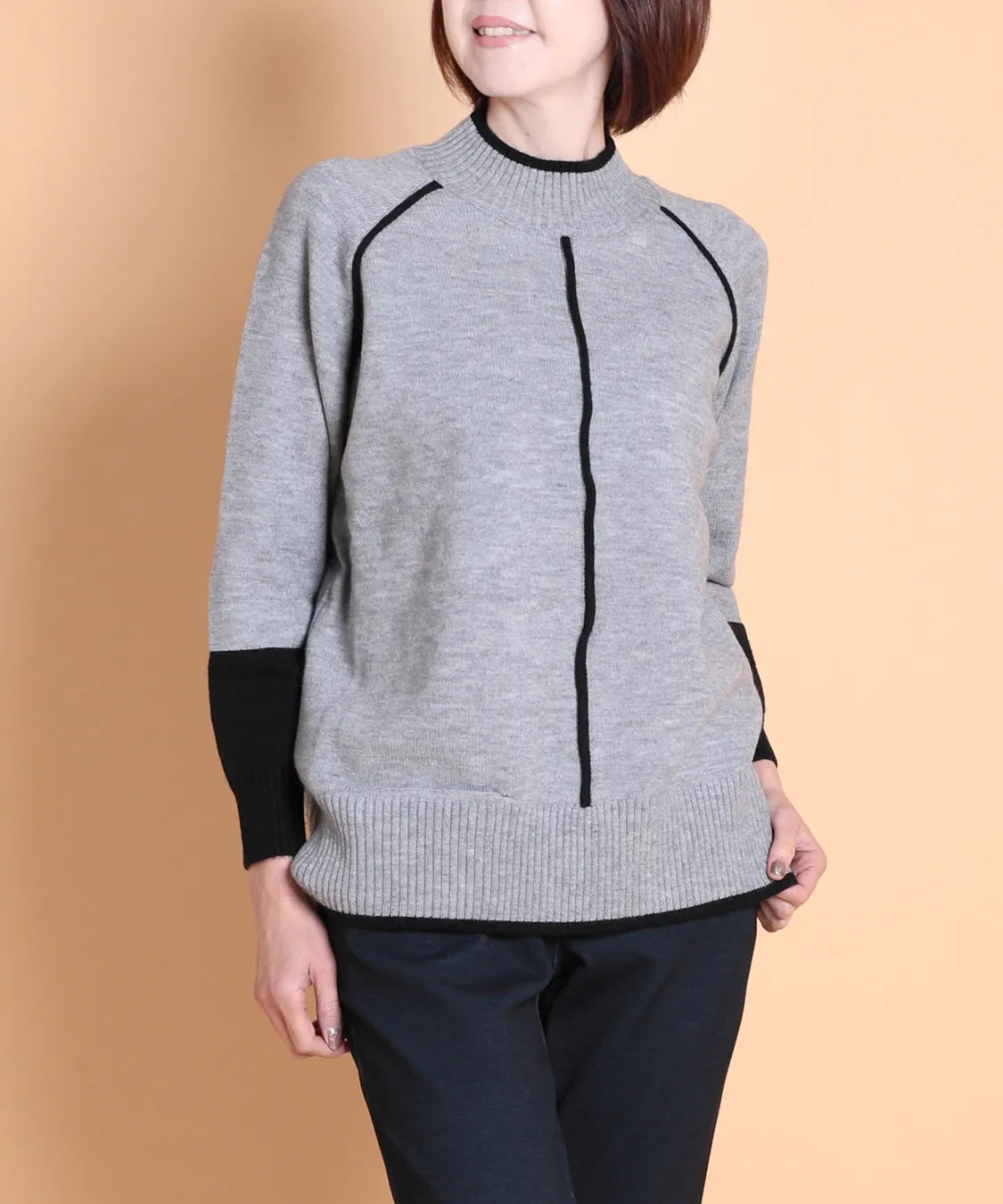 スキームカラーニットプルオーバー M'ID KANSAI YAMAMOTO (ミッド カンサイ ヤマモト)