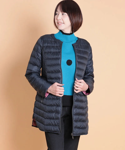 ライトダウンノーカラーロングコート M'ID KANSAI YAMAMOTO (ミッド カンサイ ヤマモト)