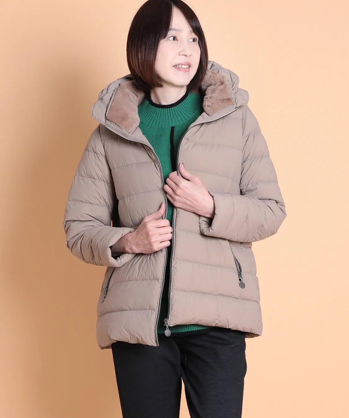 ストレッチ×ファーダウンコート M'ID KANSAI YAMAMOTO (ミッド カンサイ ヤマモト)