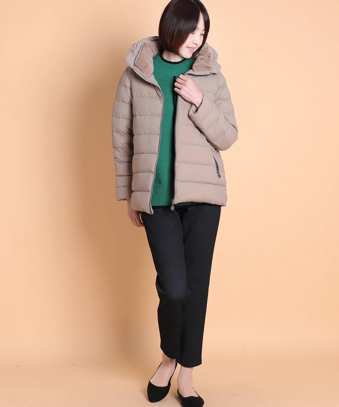 ストレッチ×ファーダウンコート M'ID KANSAI YAMAMOTO (ミッド カンサイ ヤマモト)