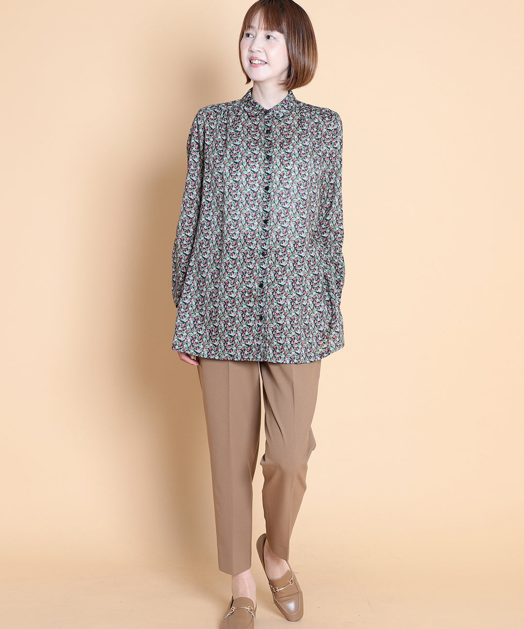 リバティ メリルボーンアソートロングブラウス リバティブラウス