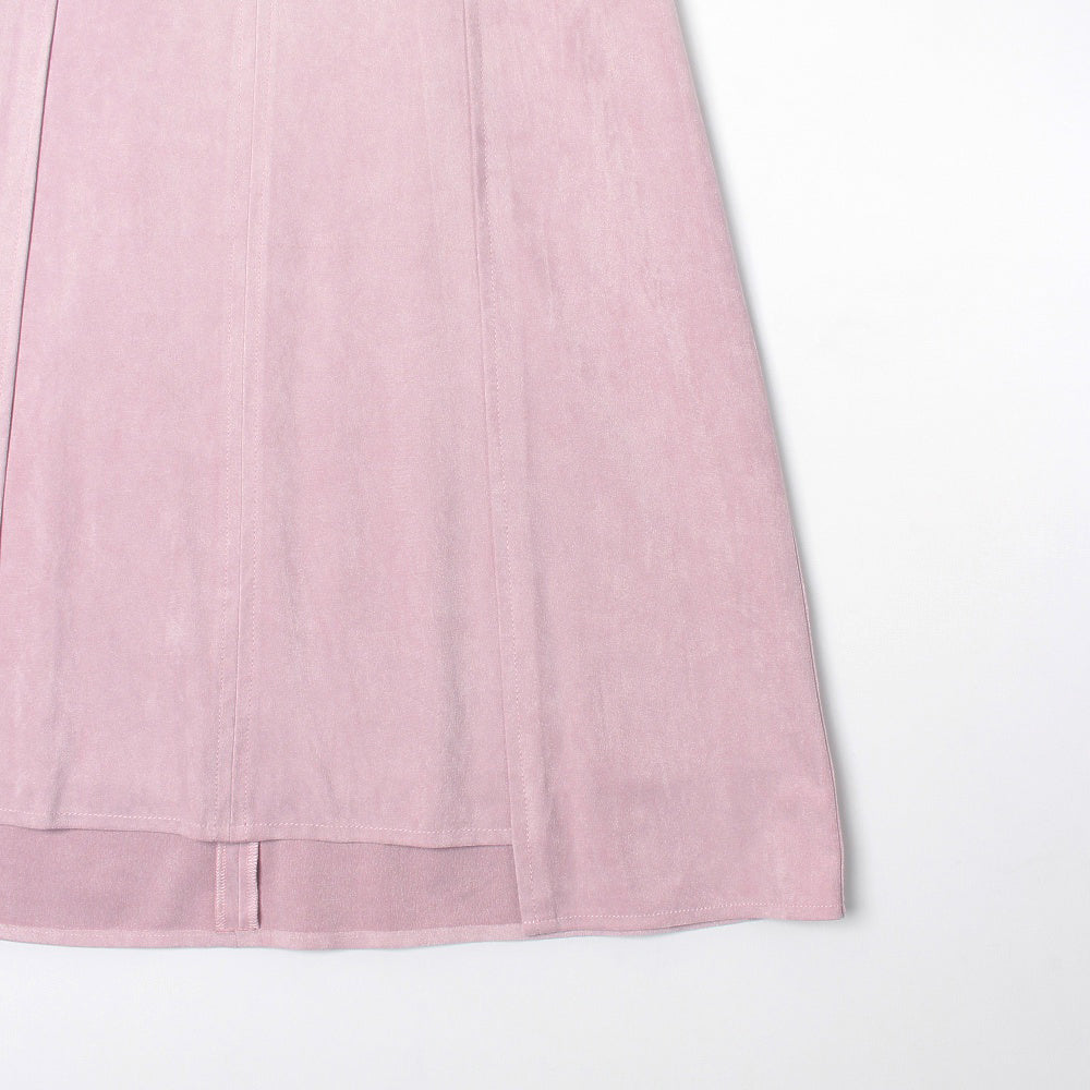 スエードボンディング切替スカート       【サマーセール】 【週末限定2点以上お買い上げで10%OFF】